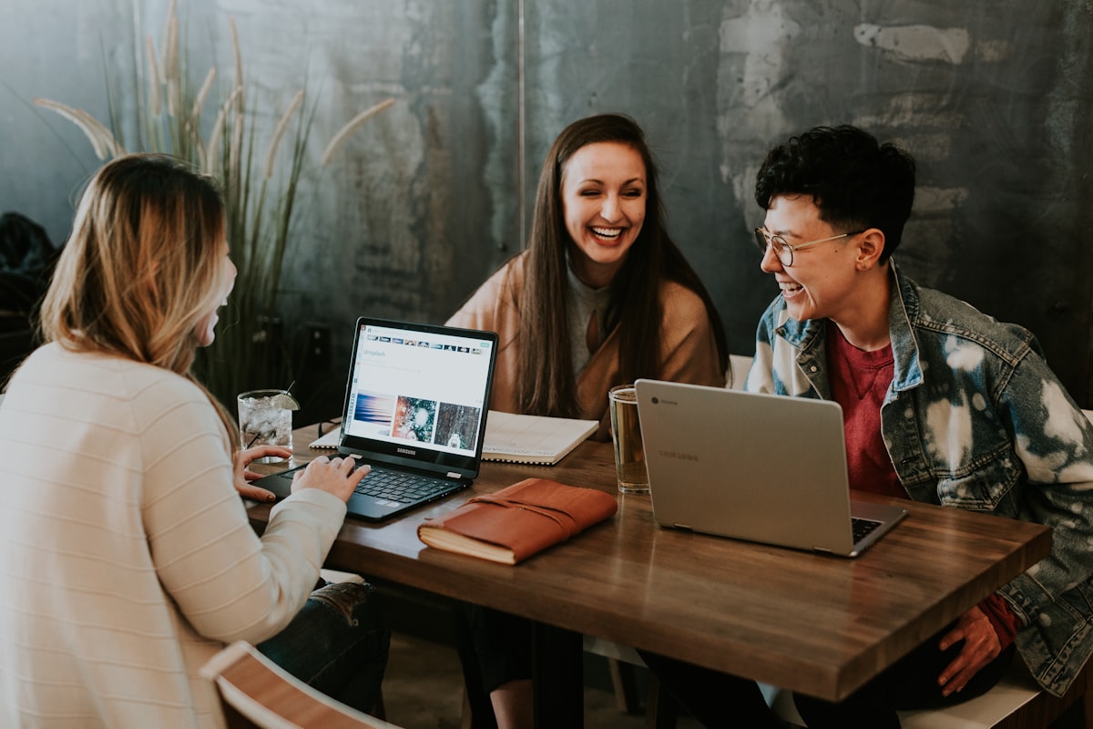 Remote professionals collaborating